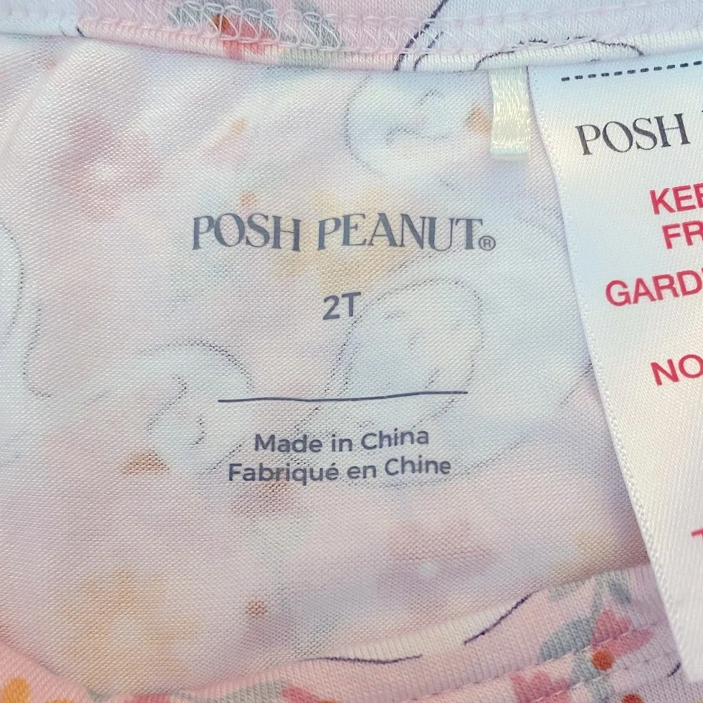 Posh Peanut Swan Bamboo Leotard Onesie With TuTu Size 2T
